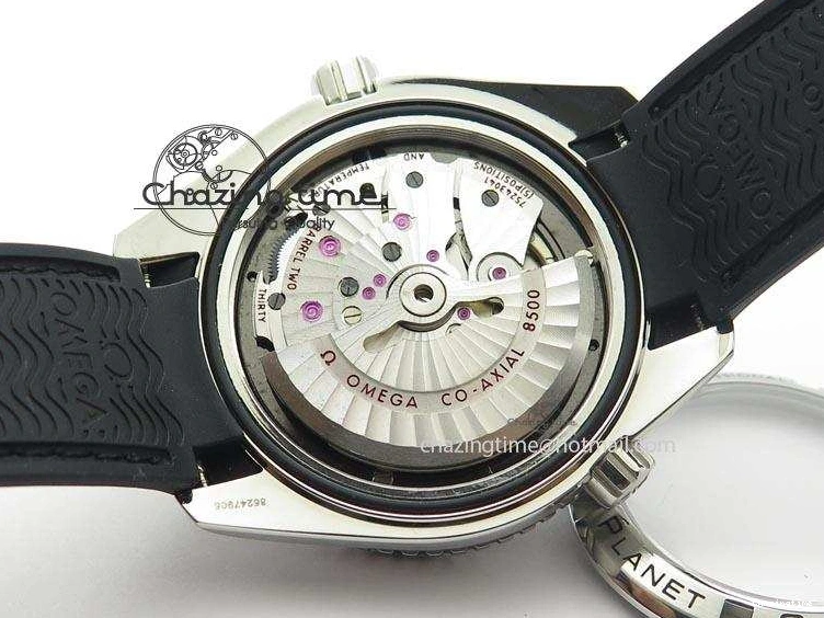 1218 Colorful Planet Ocean SS Bp Maker 45mm Black Bezel On Black Rubber Strap A 8219